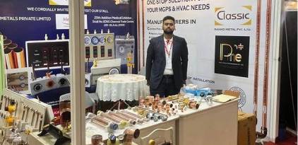 image showing exibition stall of Praun Metal